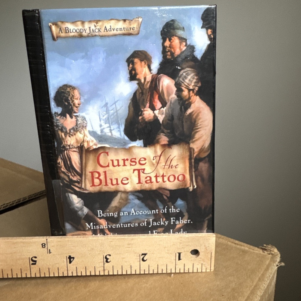 2004 Hardcover Curse of the Blue Tattoo Bloody Jack Adventure Series #2 Meyer - Picture 5 of 14